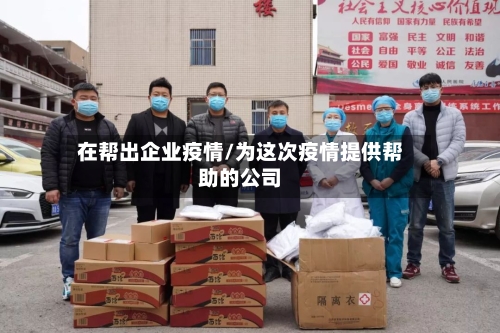 在帮出企业疫情/为这次疫情提供帮助的公司