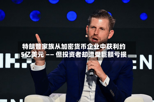 特朗普家族从加密货币企业中获利约5亿美元 —— 但投资者却遭受巨额亏损-第2张图片