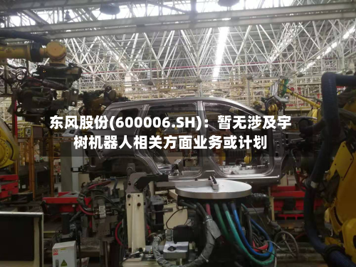 东风股份(600006.SH)：暂无涉及宇树机器人相关方面业务或计划