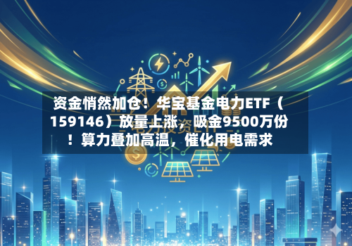 资金悄然加仓！华宝基金电力ETF（159146）放量上涨，吸金9500万份！算力叠加高温，催化用电需求-第2张图片