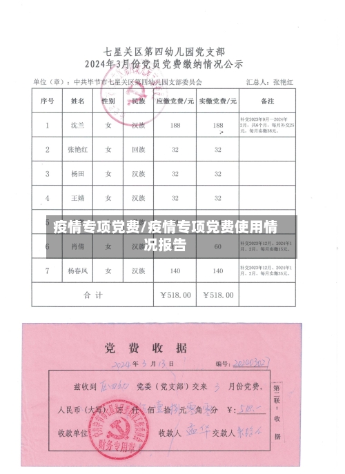 疫情专项党费/疫情专项党费使用情况报告-第2张图片