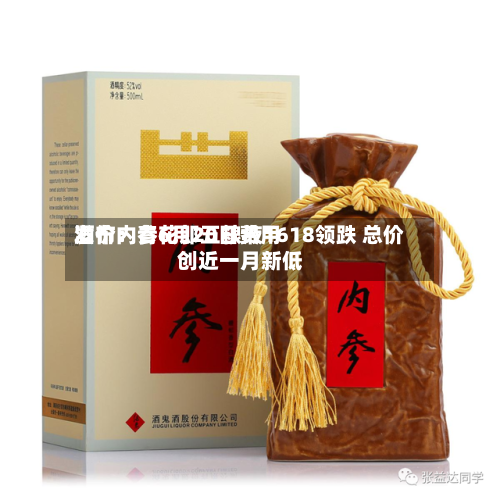 酒价内参6月20日费用发布：青花郎五粮液1618领跌 总价创近一月新低-第2张图片