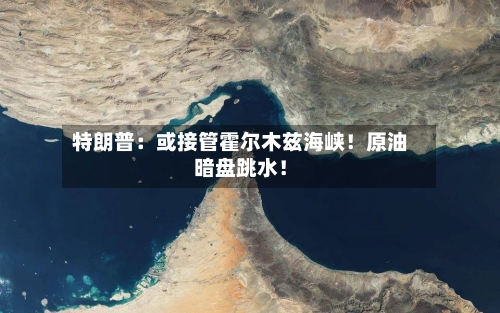 特朗普：或接管霍尔木兹海峡！原油暗盘跳水！-第3张图片