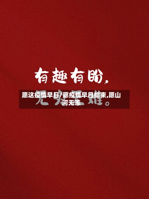 愿这疫情早日/愿疫情早日结束,愿山河无恙-第2张图片
