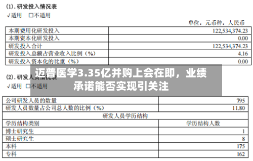 迈普医学3.35亿并购上会在即	，业绩承诺能否实现引关注-第2张图片