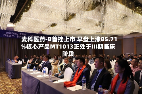 麦科医药-B首挂上市 早盘上涨85.71%核心产品MT1013正处于III期临床阶段-第2张图片