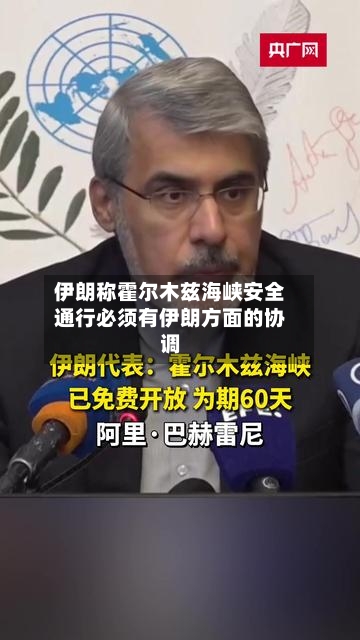 伊朗称霍尔木兹海峡安全通行必须有伊朗方面的协调-第2张图片