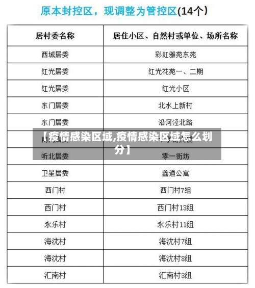 【疫情感染区域,疫情感染区域怎么划分】-第3张图片