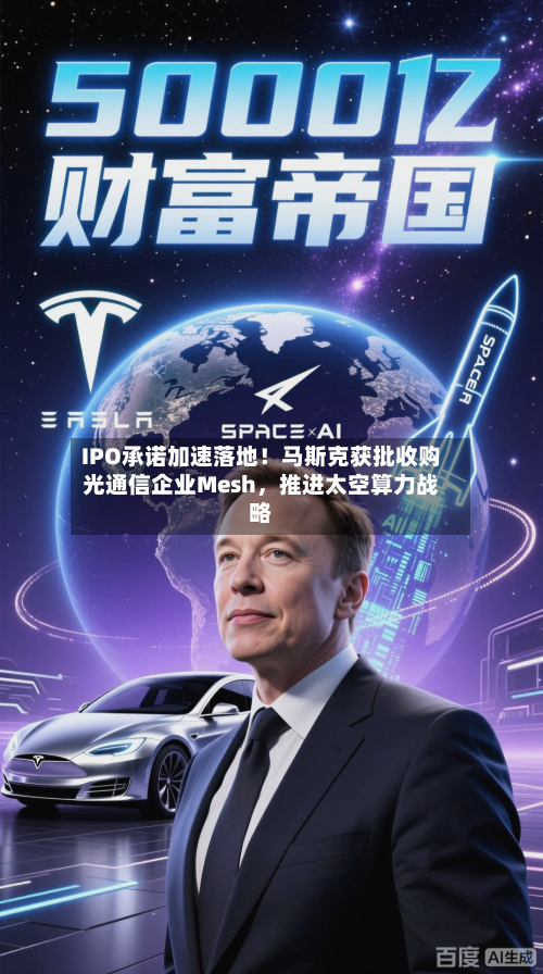 IPO承诺加速落地！马斯克获批收购光通信企业Mesh，推进太空算力战略