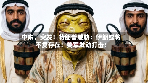 中东，突发！特朗普威胁：伊朗或将不复存在！美军发动打击！-第2张图片