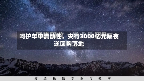呵护年中流动性，央行3000亿元隔夜逆回购落地-第3张图片