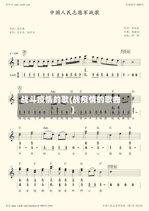 战斗疫情的歌(战疫情的歌曲)-第2张图片