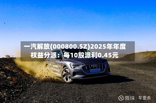 一汽解放(000800.SZ)2025年年度权益分派：每10股派利0.45元-第2张图片