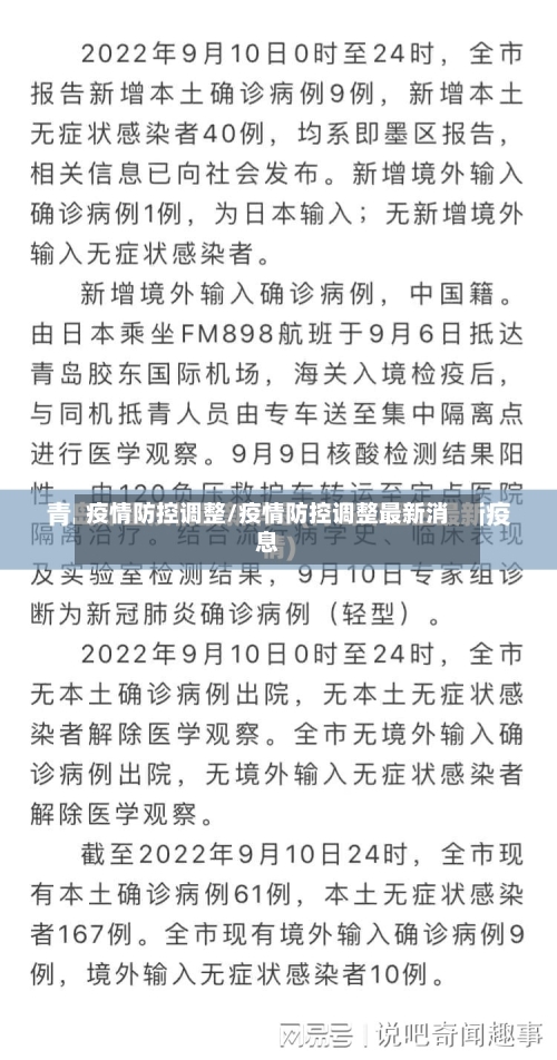 疫情防控调整/疫情防控调整最新消息-第3张图片