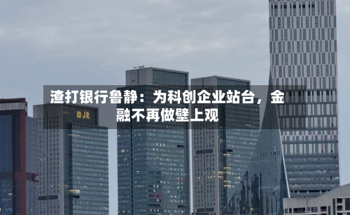 渣打银行鲁静：为科创企业站台，金融不再做壁上观-第2张图片
