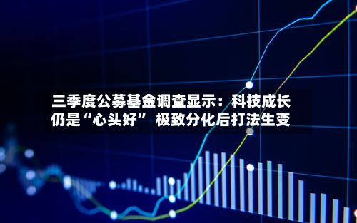 三季度公募基金调查显示：科技成长仍是“心头好”  极致分化后打法生变-第2张图片