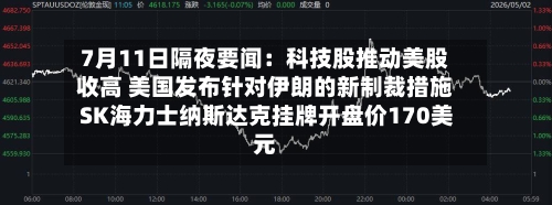 7月11日隔夜要闻：科技股推动美股收高 美国发布针对伊朗的新制裁措施 SK海力士纳斯达克挂牌开盘价170美元-第2张图片