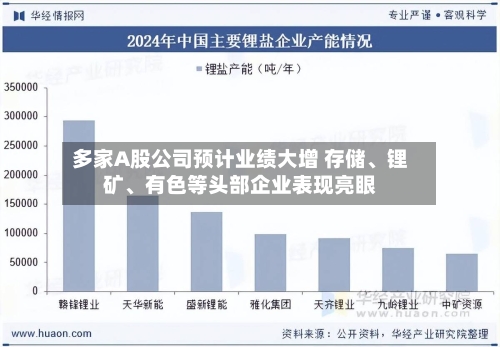 多家A股公司预计业绩大增 存储	、锂矿、有色等头部企业表现亮眼-第2张图片