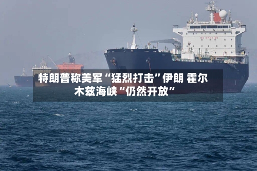 特朗普称美军“猛烈打击”伊朗 霍尔木兹海峡“仍然开放”