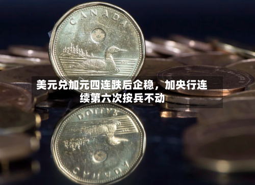 美元兑加元四连跌后企稳，加央行连续第六次按兵不动