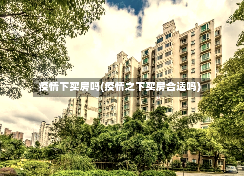 疫情下买房吗(疫情之下买房合适吗)-第3张图片