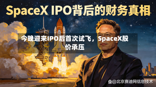 今晚迎来IPO后首次试飞，SpaceX股价承压-第3张图片