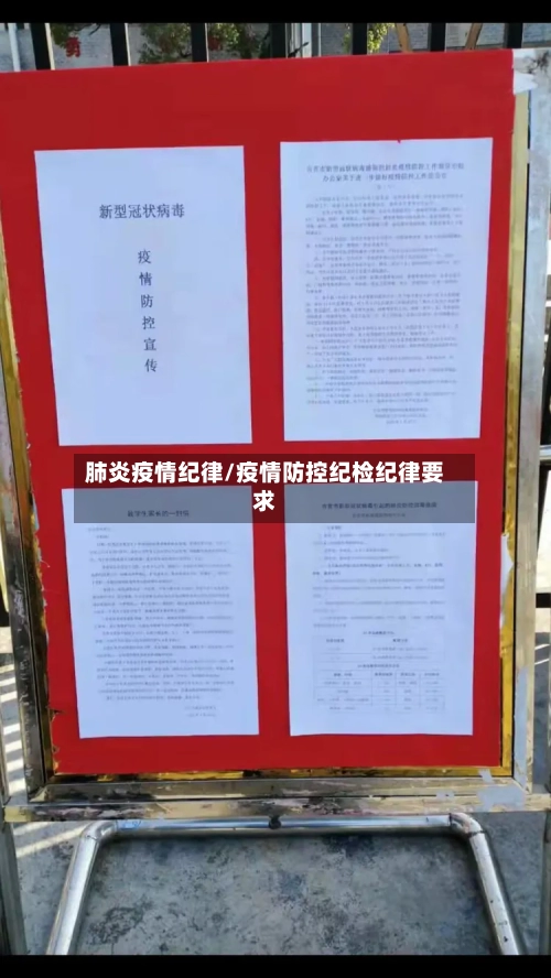 肺炎疫情纪律/疫情防控纪检纪律要求-第3张图片
