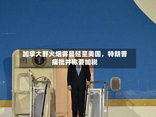 加拿大野火烟雾蔓延至美国	，特朗普痛批并称要加税-第2张图片