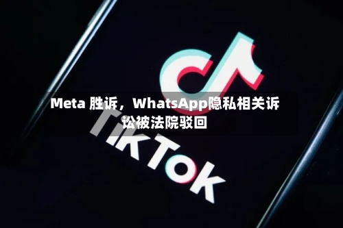 Meta 胜诉	，WhatsApp隐私相关诉讼被法院驳回-第2张图片