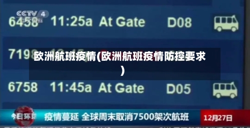 欧洲航班疫情(欧洲航班疫情防控要求)-第3张图片
