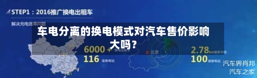 车电分离的换电模式对汽车售价影响大吗？-第3张图片