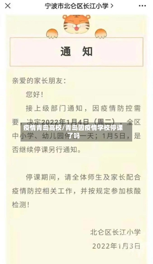 疫情青岛高校/青岛因疫情学校停课了吗-第2张图片
