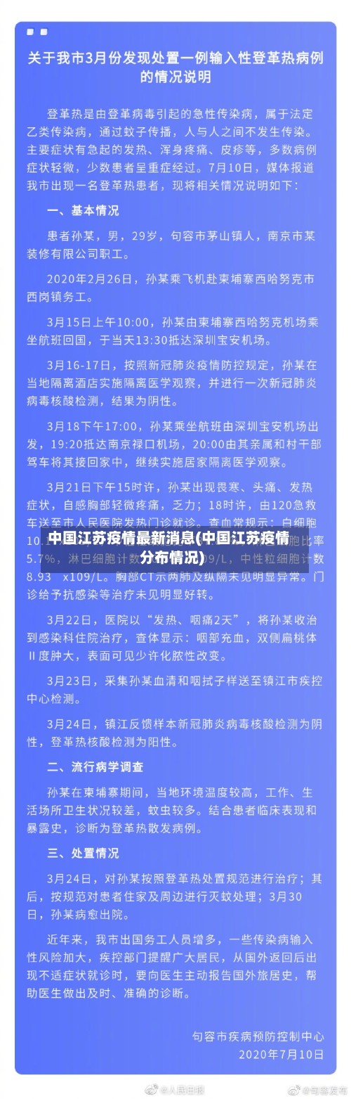 中国江苏疫情最新消息(中国江苏疫情分布情况)-第2张图片