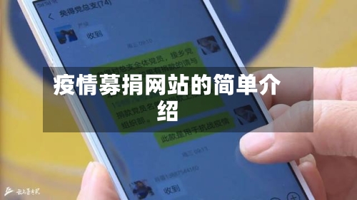 疫情募捐网站的简单介绍-第3张图片