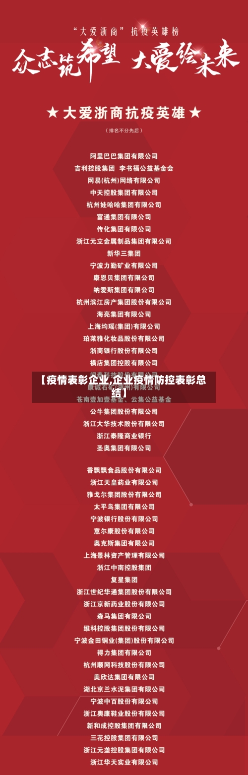 【疫情表彰企业,企业疫情防控表彰总结】-第2张图片