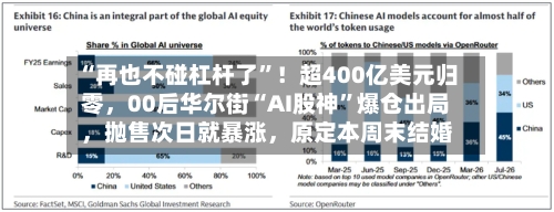 “再也不碰杠杆了”！超400亿美元归零，00后华尔街“AI股神	”爆仓出局，抛售次日就暴涨	，原定本周末结婚-第2张图片