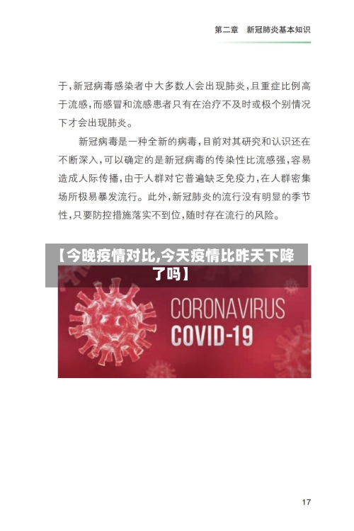 【今晚疫情对比,今天疫情比昨天下降了吗】