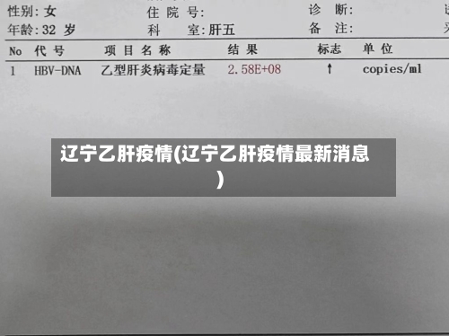 辽宁乙肝疫情(辽宁乙肝疫情最新消息)-第3张图片