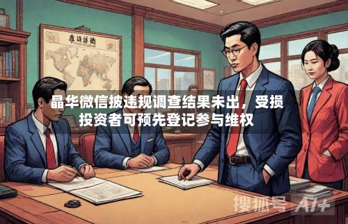 晶华微信披违规调查结果未出，受损投资者可预先登记参与维权-第3张图片
