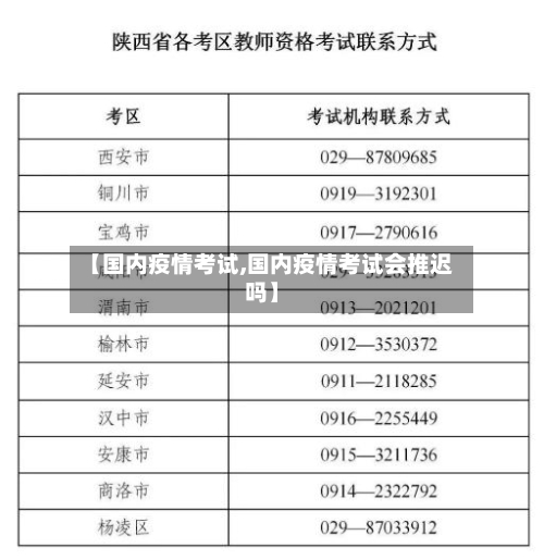 【国内疫情考试,国内疫情考试会推迟吗】-第2张图片