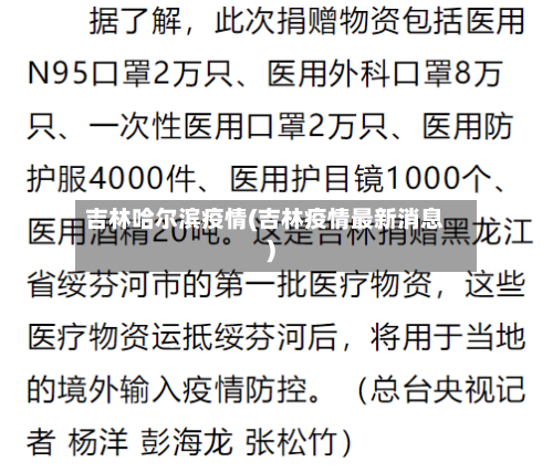 吉林哈尔滨疫情(吉林疫情最新消息)-第3张图片