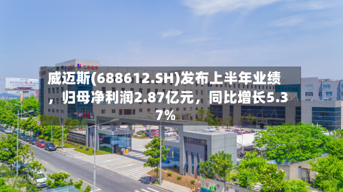 威迈斯(688612.SH)发布上半年业绩，归母净利润2.87亿元，同比增长5.37%
