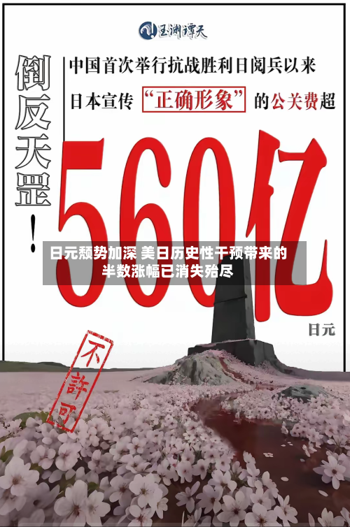 日元颓势加深 美日历史性干预带来的半数涨幅已消失殆尽-第2张图片