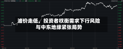 油价走低	，投资者权衡需求下行风险与中东地缘紧张局势-第2张图片