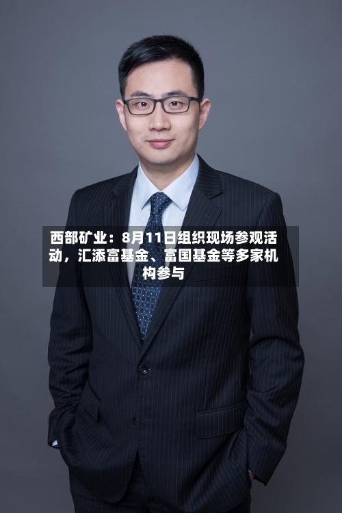 西部矿业：8月11日组织现场参观活动，汇添富基金、富国基金等多家机构参与