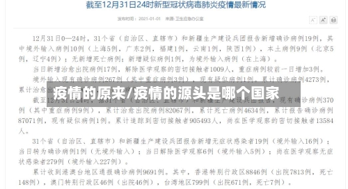 疫情的原来/疫情的源头是哪个国家-第3张图片