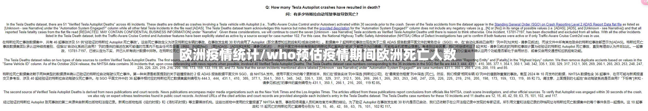 欧洲疫情统计/who预估疫情期间欧洲死亡人数-第3张图片