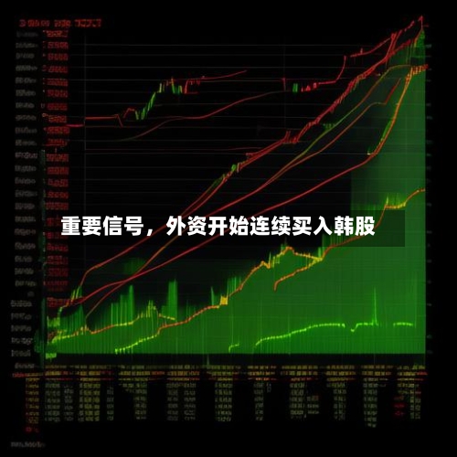 重要信号	，外资开始连续买入韩股-第2张图片
