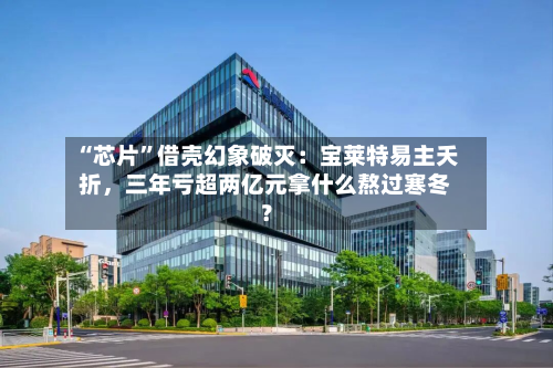 “芯片	”借壳幻象破灭：宝莱特易主夭折，三年亏超两亿元拿什么熬过寒冬？-第2张图片