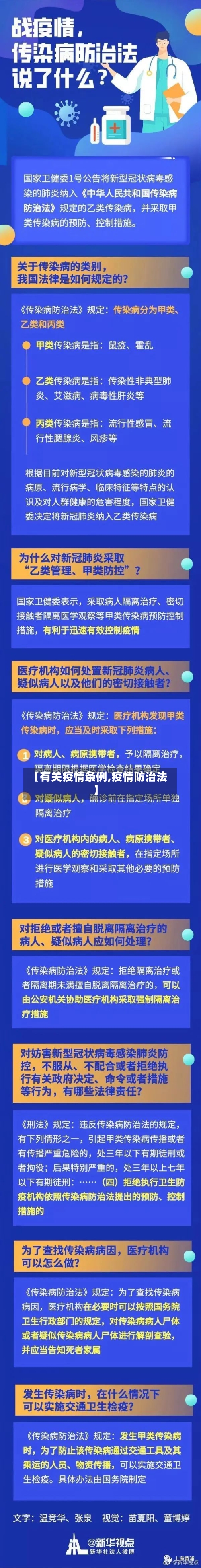 【有关疫情条例,疫情防治法】